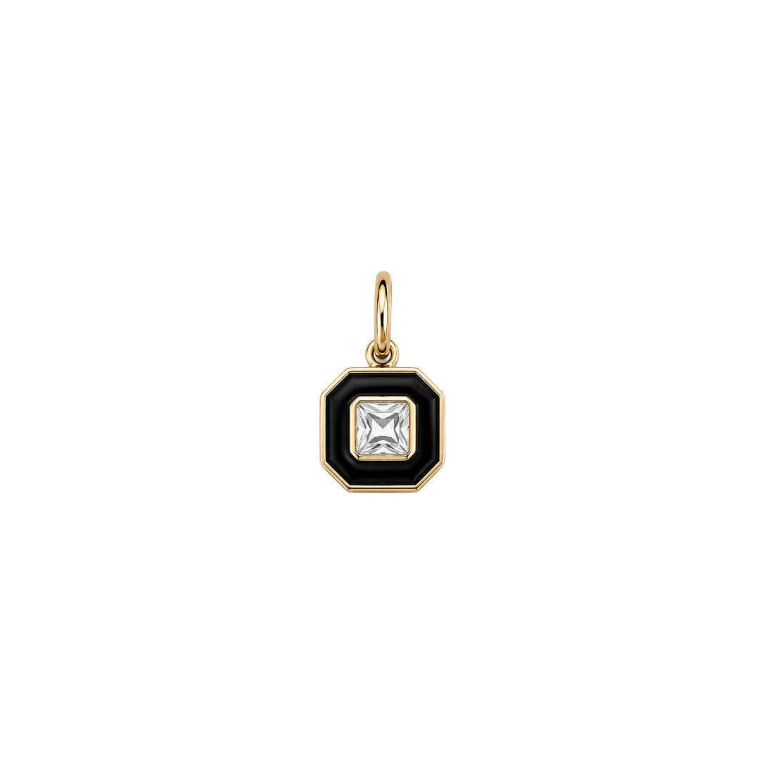Noir Crystal Charm