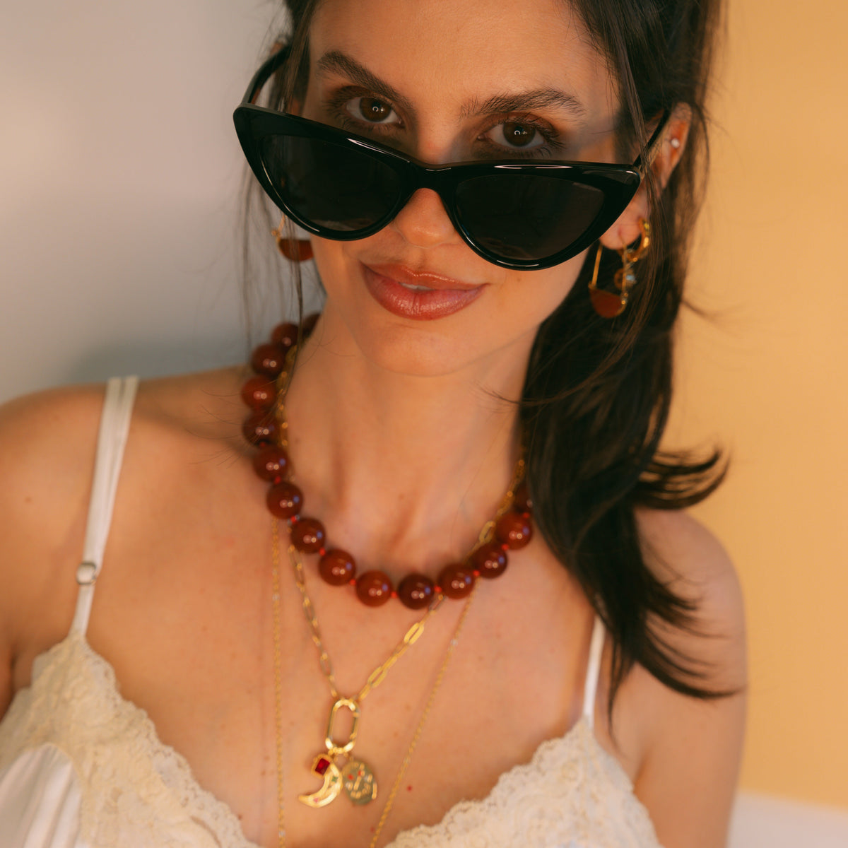 CARNELIA Stone Necklace