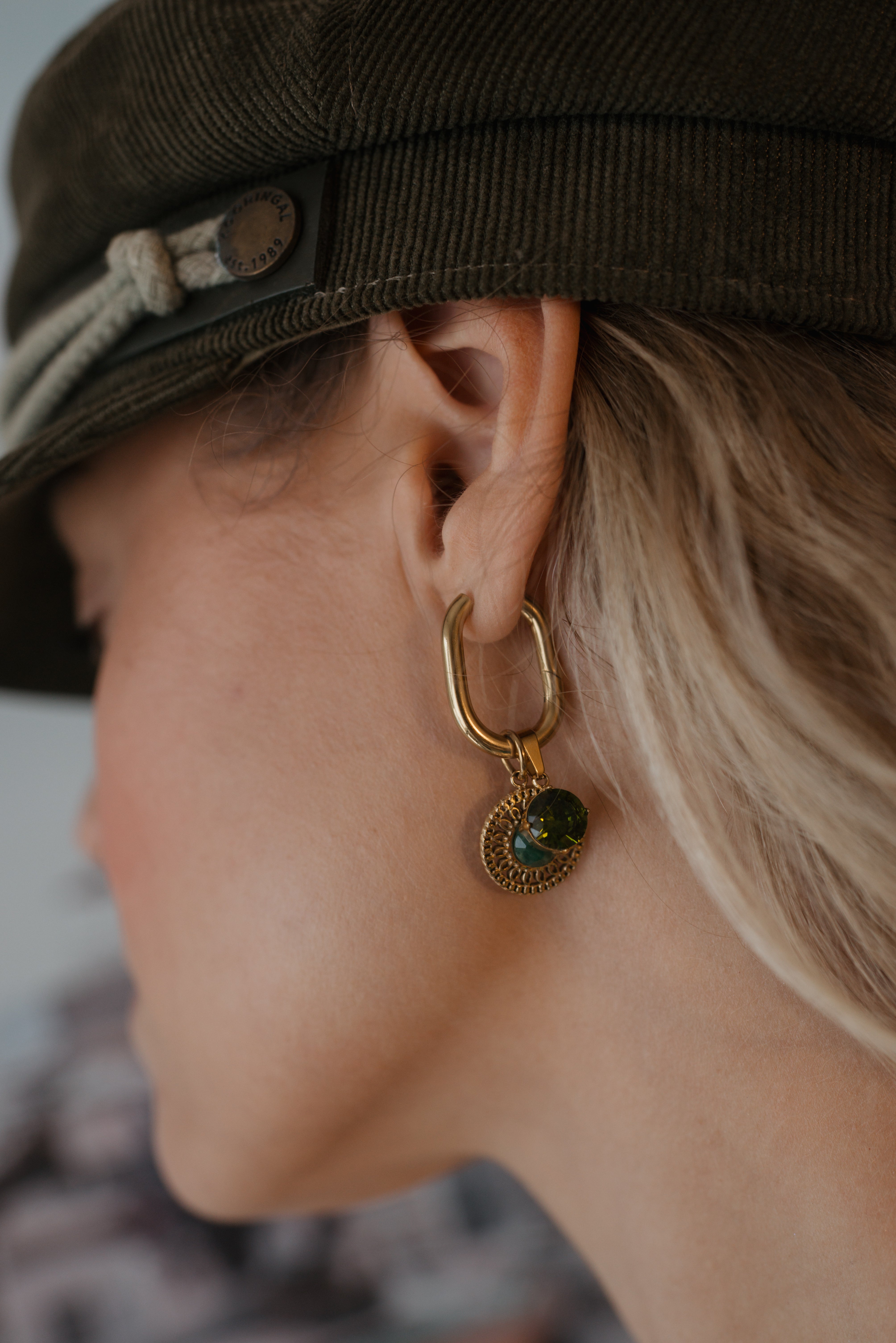 Emerald Solitaire Charm