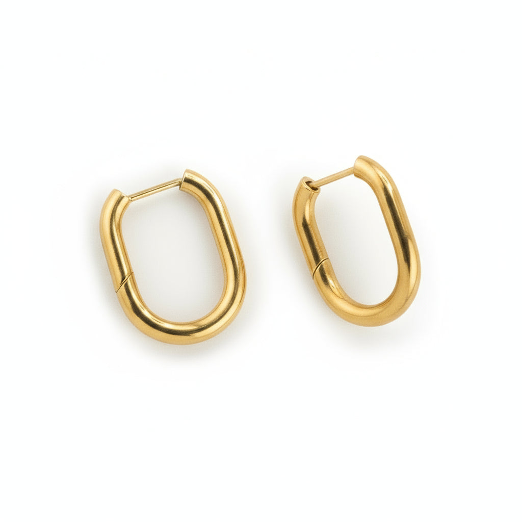 Huggie Earrings - 18K Gold PVD