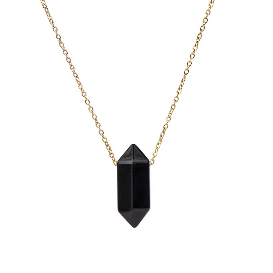 Onyx Crystal Necklace – Strength and Protection