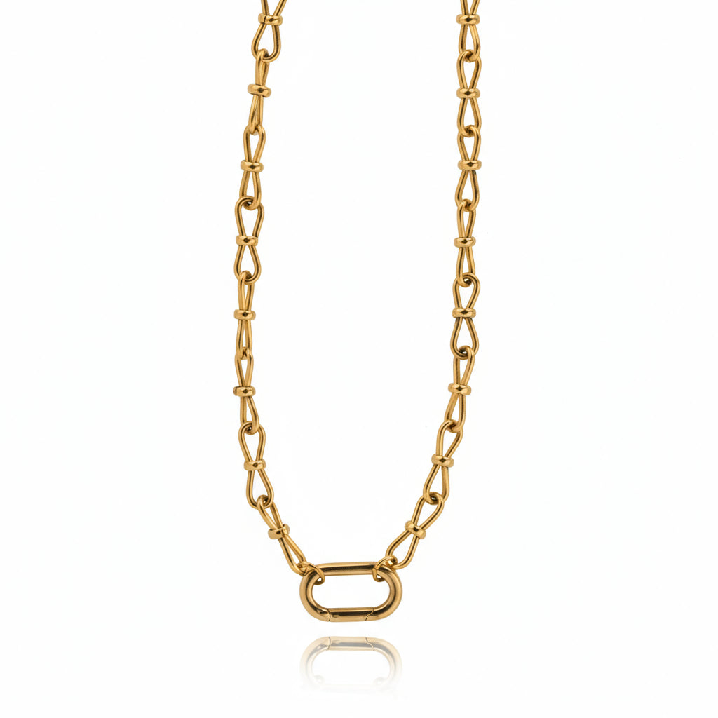 isla connector necklace gold