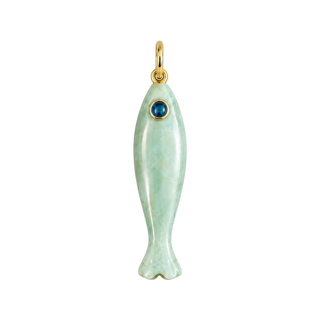 FISH TALISMAN Charm Mint