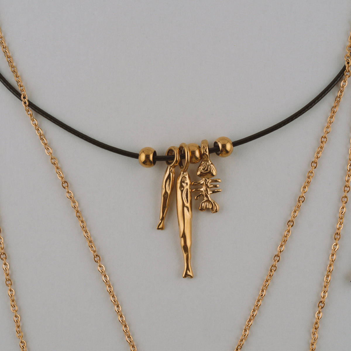 TRE PESCI Adjustable Necklace