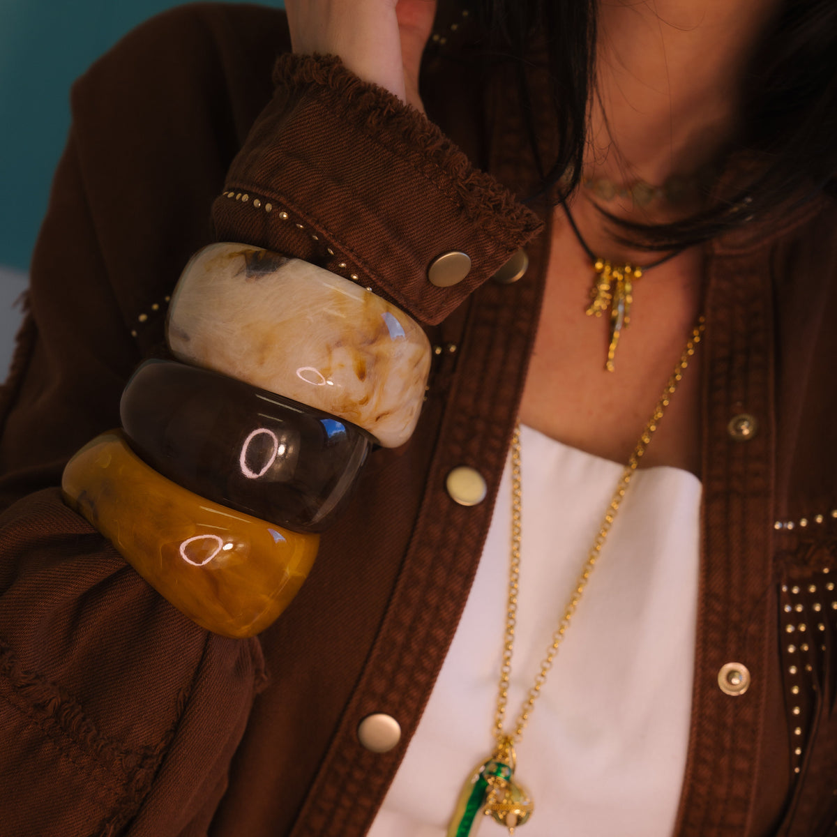 TERRA Resin Bangle Set