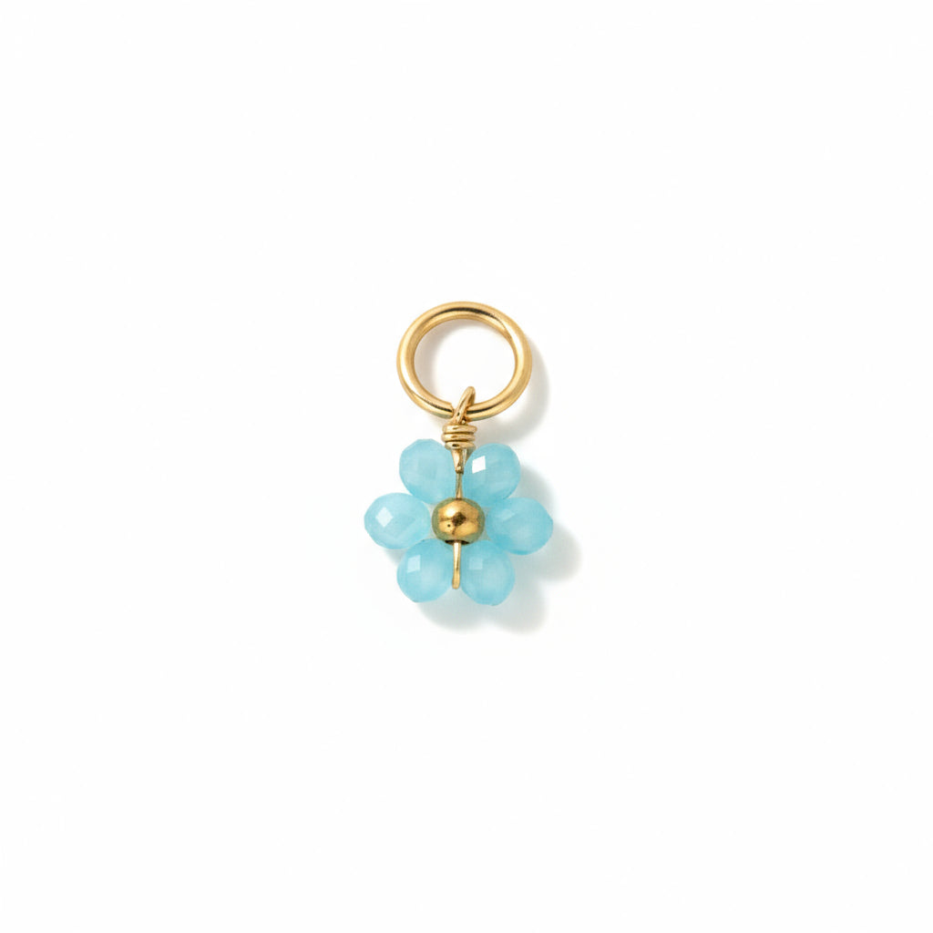 Blue Flower Charm