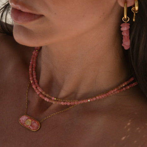 Pink Ocean Shell Necklace jewelry