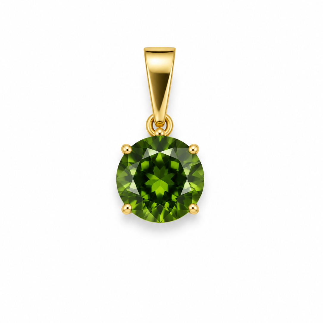 Emerald Solitaire Charm
