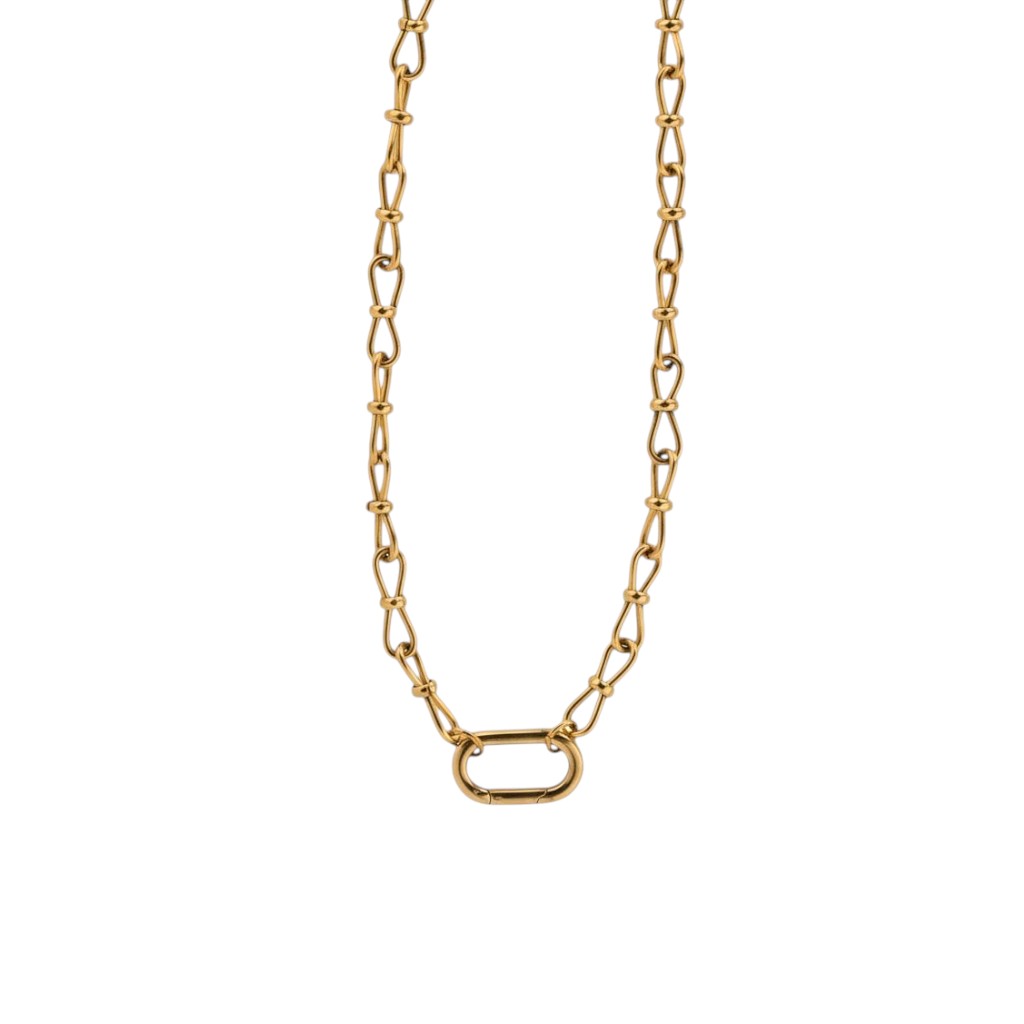 isla connector necklace gold